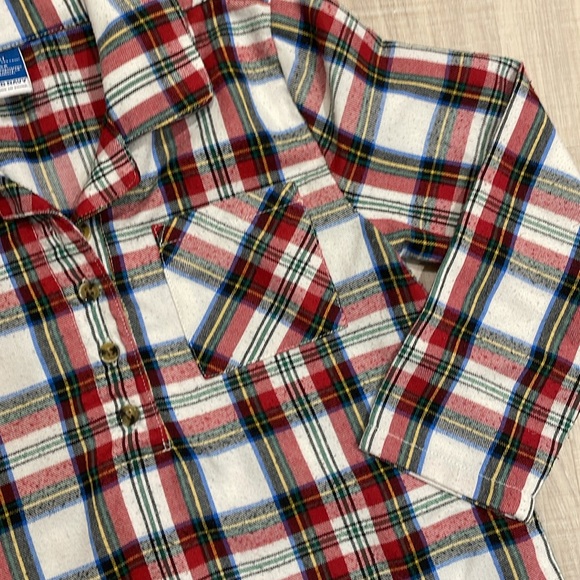 5T Old Navy Tartan Stewart plaid nightgown - Picture 4 of 6